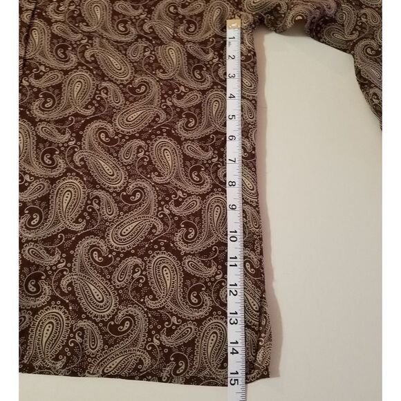 Banana Republic Paisley Button-down Blouse Shirt - Picture 5 of 11